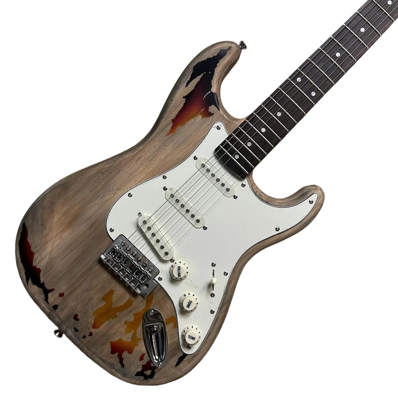 

Guitar Vintage Sunburst Color Rosewood Fretboard Alder Body 2026