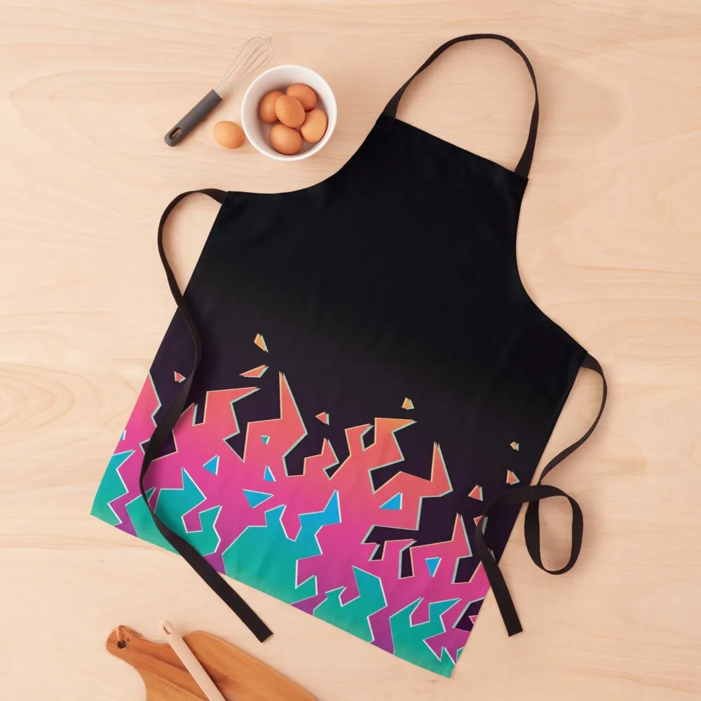 

Promare Inspired Flames Apron kitchen things for home long sleeve apron kitchen utensils cute