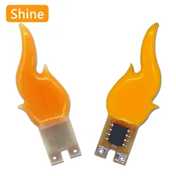 LED New Flash Candle Flame Light DC3~5V 2200K Warm White Birthday Party Camping Light Bulb LED Alien Decorative Light Accessorie