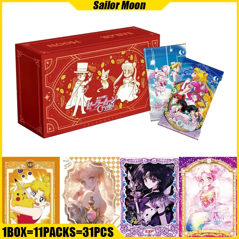 

MOONCARD VOL.2 Sailor Moon Cards Anime Collection Cards Mistery Box Board Games Halloween Toys Birthday Gifts for Boys and Girls