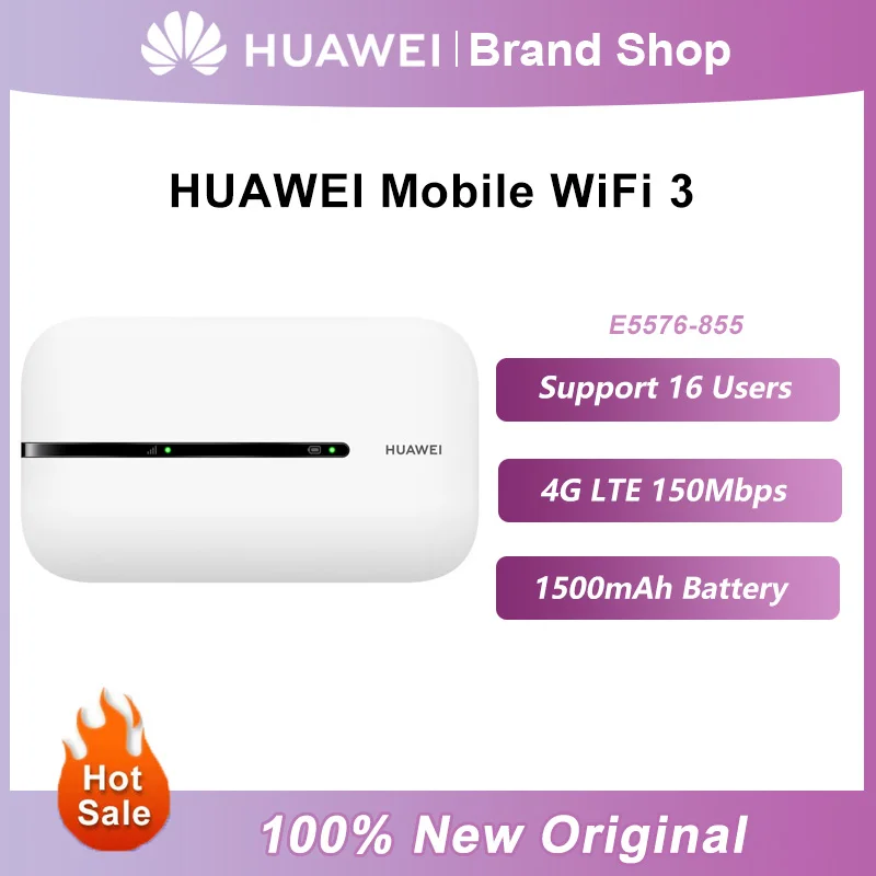 Huawei 4G Router Mobiele Wifi 3 E5576-855 Unlock Huawei 4G Lte Packet Toegang Mobiele Hotspot Draadloze Modem