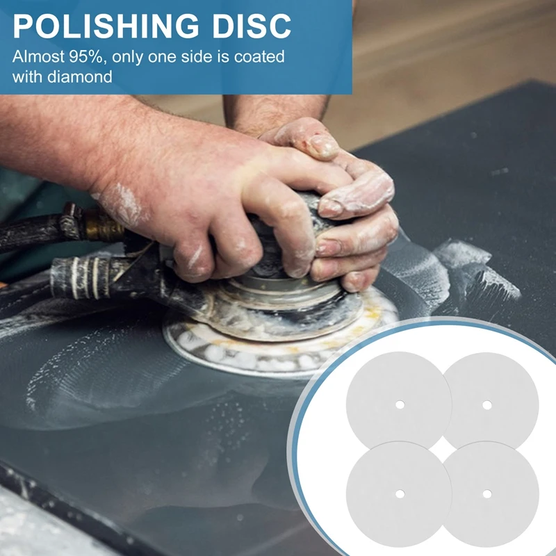 

4 шт. алмазный полировальный диск 600 800 1200 3000 зернистость 6 дюймов плоский шлифовальный круг притирочный шлифовальный диск инструмент-A73M