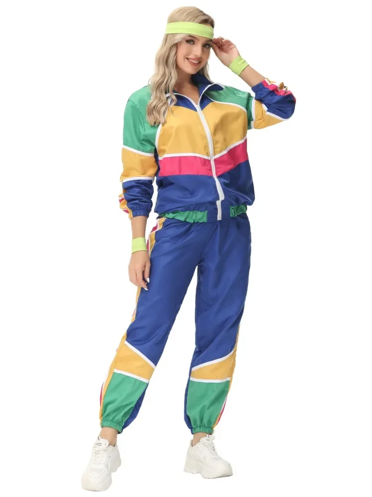 Retro 60S 70S Hippie Kostuum Voor Volwassen Mannen Vrouwen Rock Disco Hippie Cosplay Outfits Koppels Halloween Carnaval Feest Kostuums