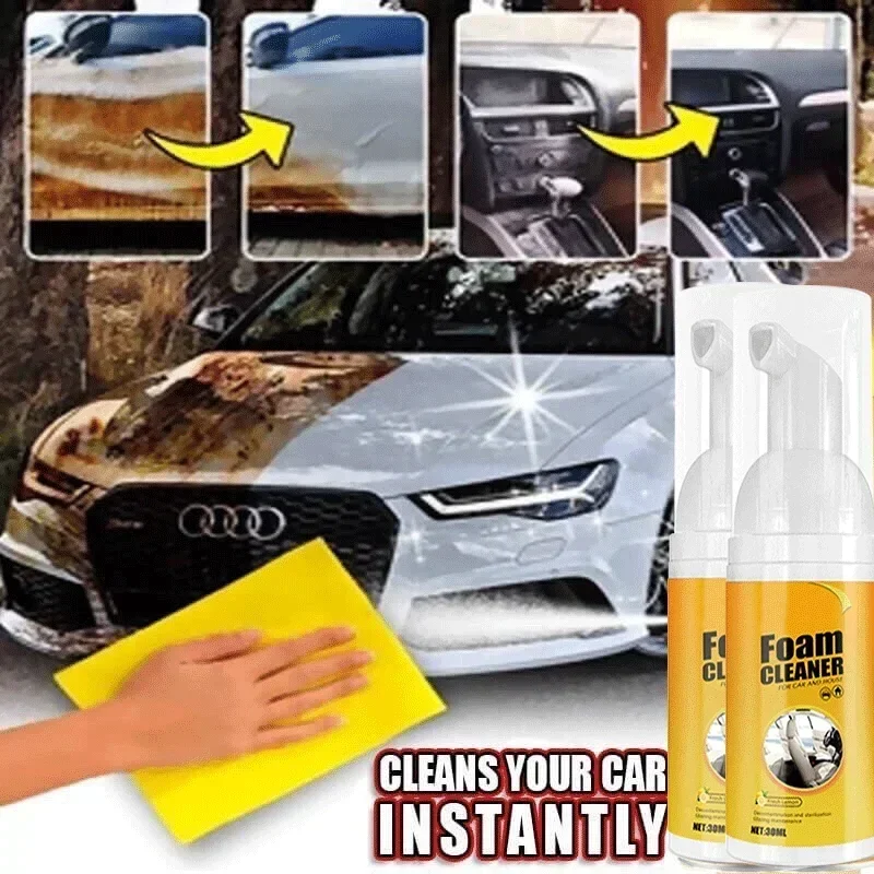 New Multi-Purpose Foam Cleaner Rust Remover Cleaning Car House Seat Car Interior Accessories Home Kitchen Cleaning Foam Spray 82