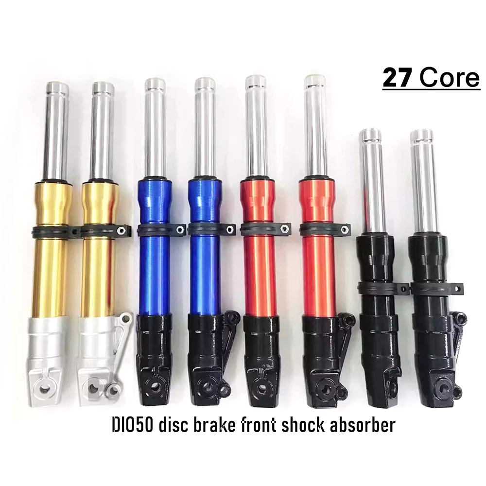 For Honda DIO50 AF18 28 ZX 34 35 56 Z4 50cc Scooter Modified CNC 310mm/370mm 27 Core Disc Brake Front Fork Shock Absorber