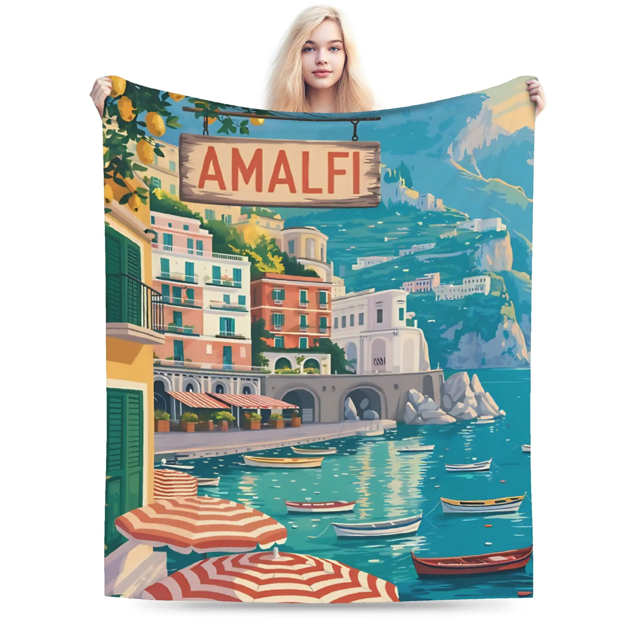Vintage Poppy  Plush Blanket Child  Flannel Throw Blanket For Couch Bed Warm Custom DIY Quality Bedspread Gift