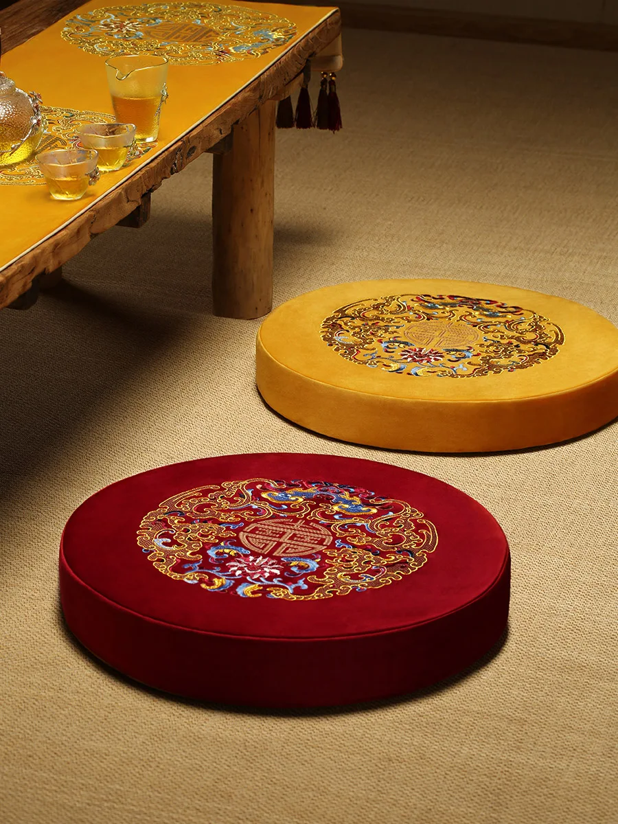 worship mat home meditation repair cushion Taoist Buddhist  round thickening customization