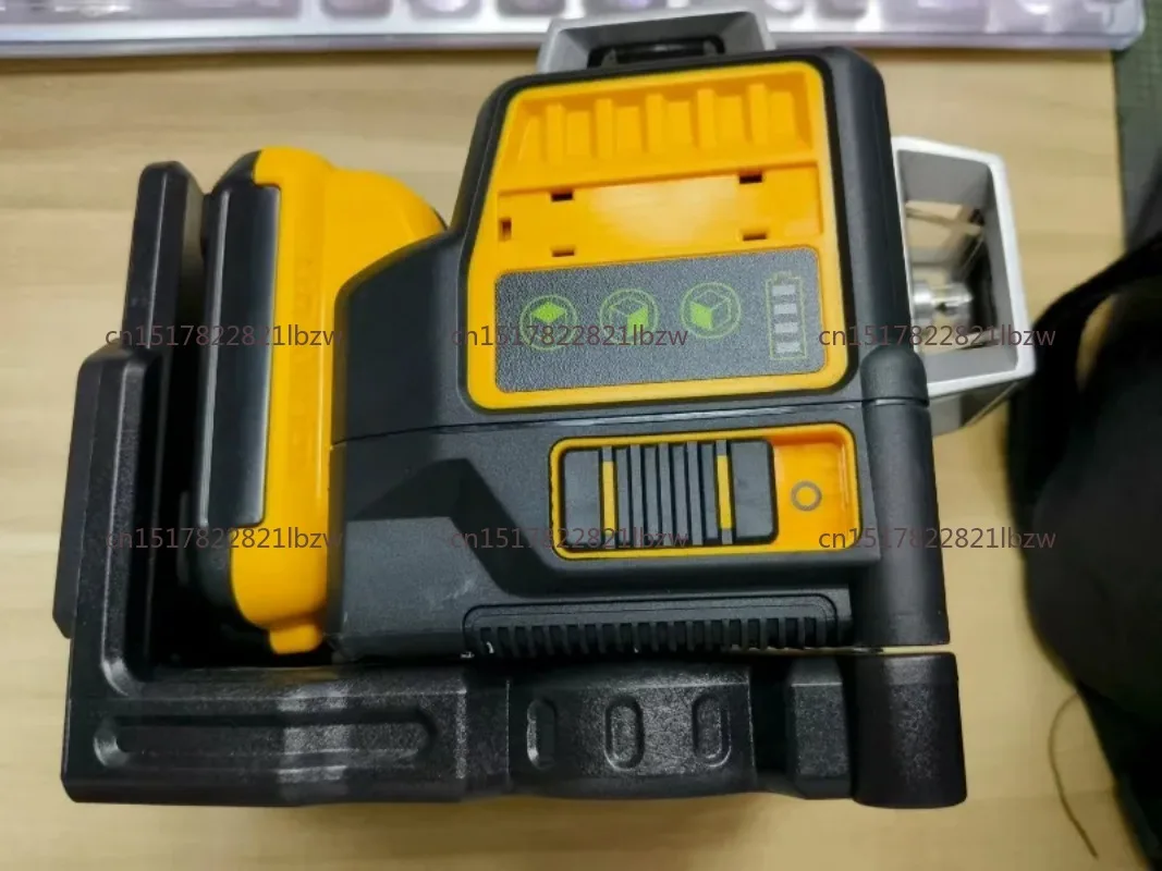12 Lines 3 Sides*360 Degree Vertical 12V Lithium Battery Laser Level Horizontal Green Meter Outdoor Leveling