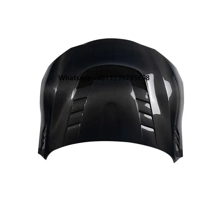 

For Supra A90 A91 GR Mk5 2019+ TV Style Carbon Fiber Front Hood Cover Front Bumper Engine Bonnet Vented Hood Bodykit