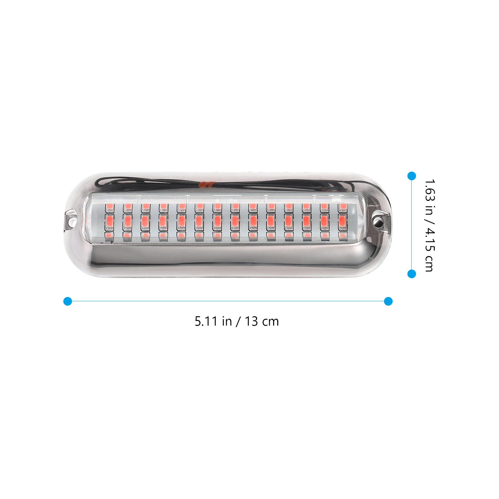

1pcs Led Underwater Boat Light Waterproof Stainless Steel For Marine Pontoon Pool Pond, Boat Led Light Underwater