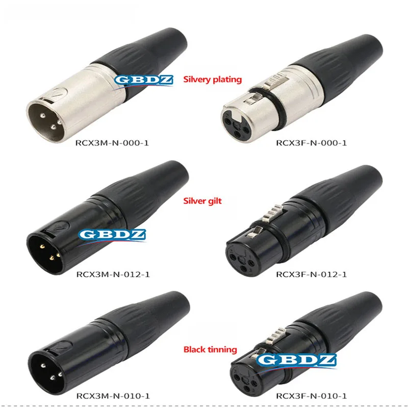 1-20 SZT. REAN XLR Męski/Żeński Czysta Miedź 3-Pinowe Wtyki Audio Balansowe REAN Zakrzywione 90 Stopni Kabel Mikrofonowy Akcesoria YS136N — zdjęcie produktu 6
