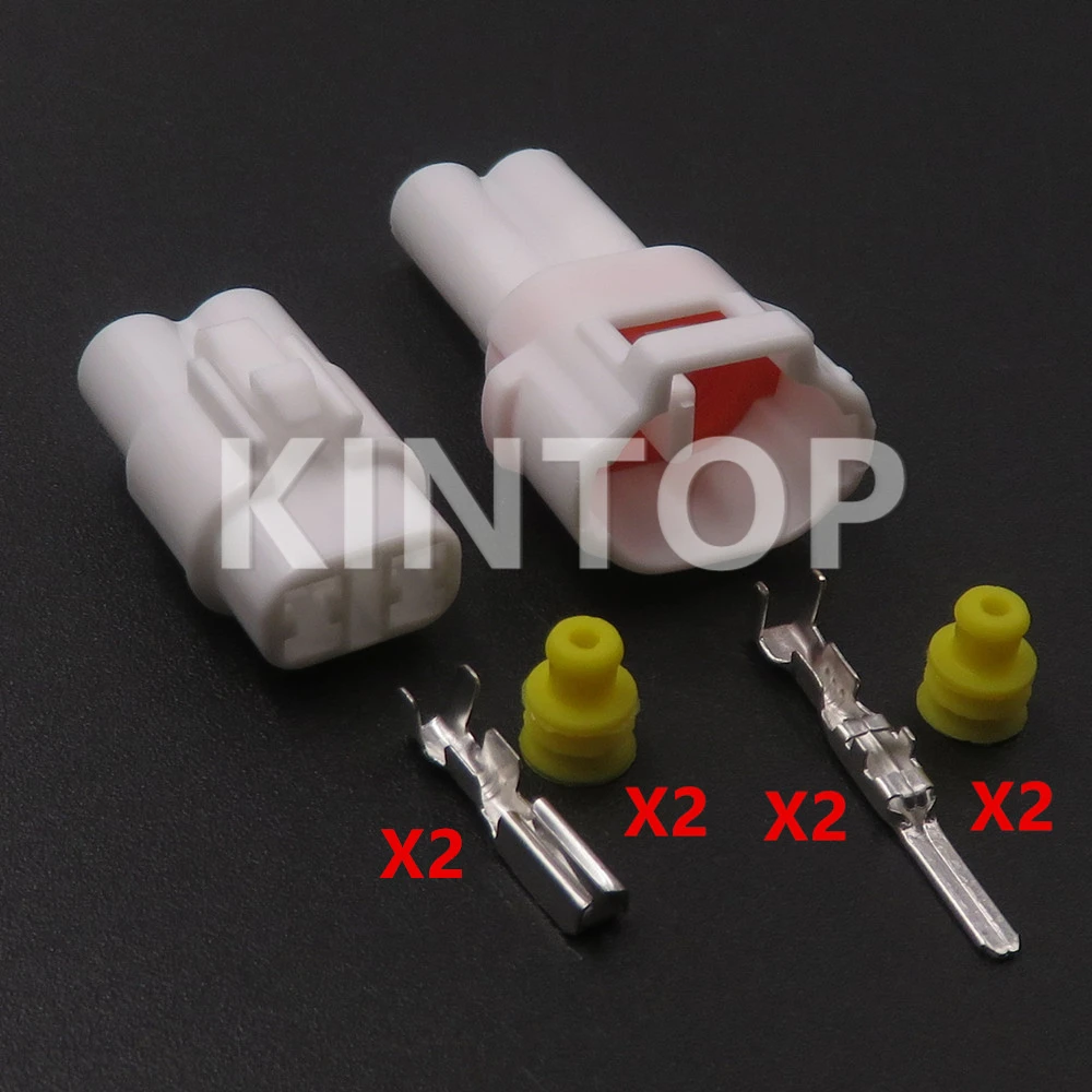 1 Set 2 Pins Auto FogLamp Wiring Harness Socket With Wires 6180-2181 6187-2171 AC Assembly Car Waterproof Electrical Connector - Image 2