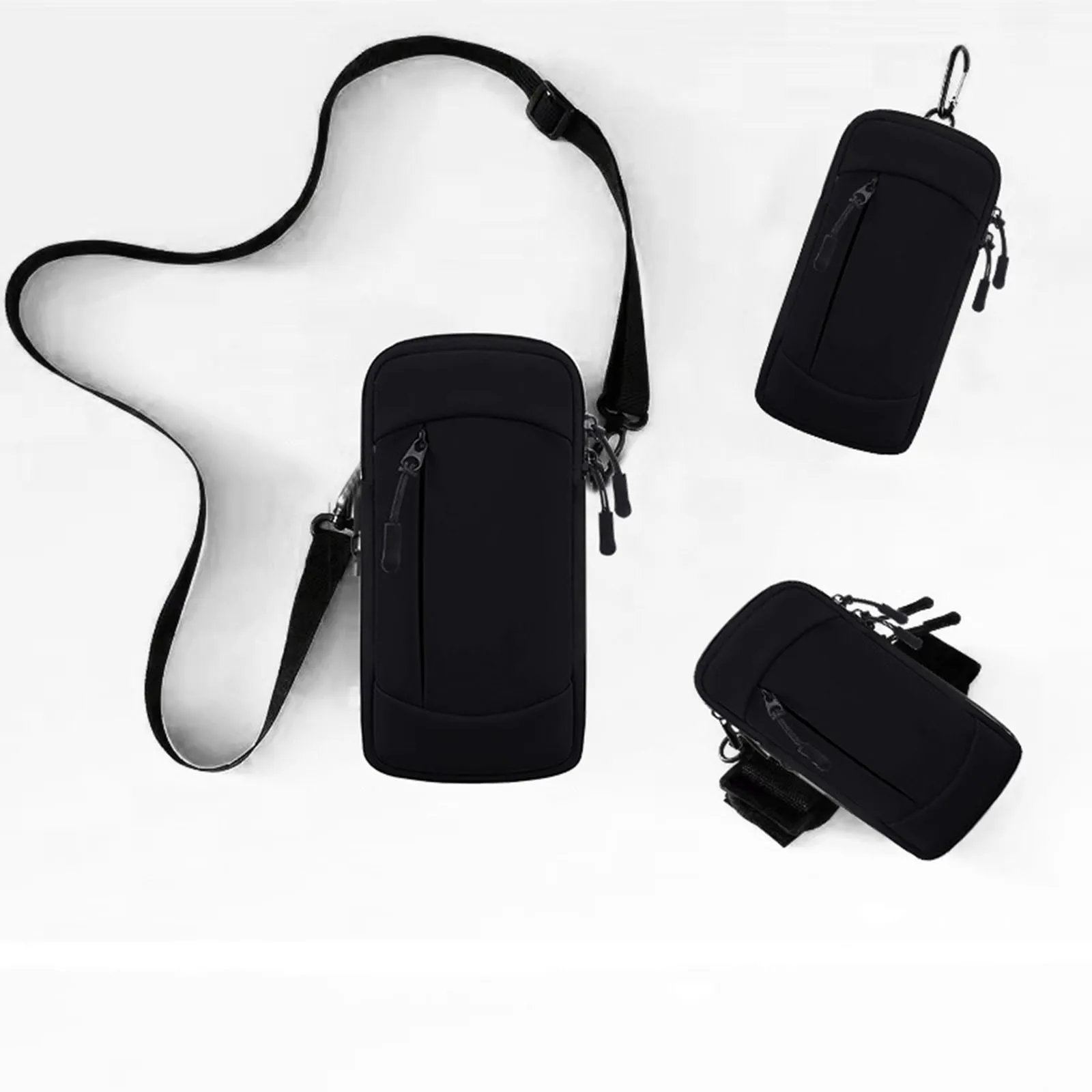 

Waterproof Phone Crossbody Bag with Arm Band for iPhone Android up to 7 Inch Running Hiking Travel Workout Sports Bag