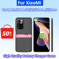 New 10000mAh Power Cover for XiaoMi Redmi Note 12 11 Pro Plus External Battery Charger Case for Note 10 Portable Power Bank Case