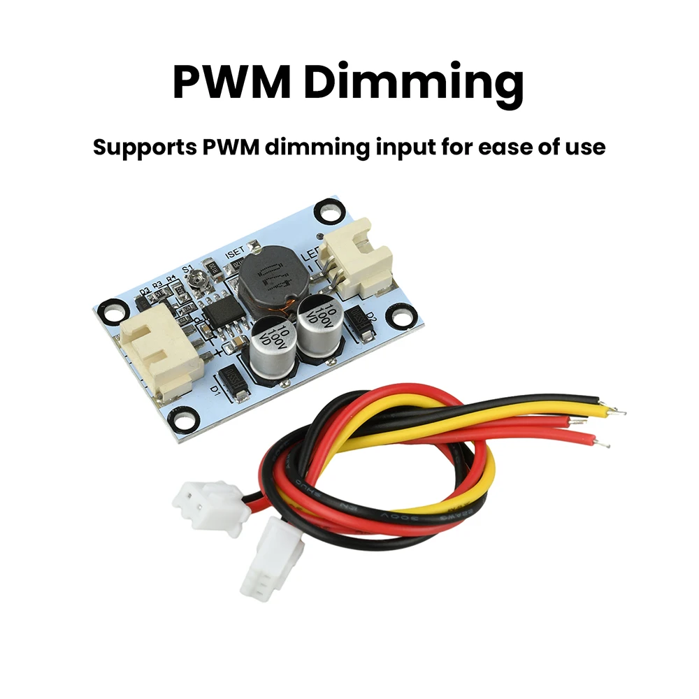High Power LED Drive Module 5-85V DC Constant Current Power Supply With PWM Dimming 2.5A Output For Vehicle Lights