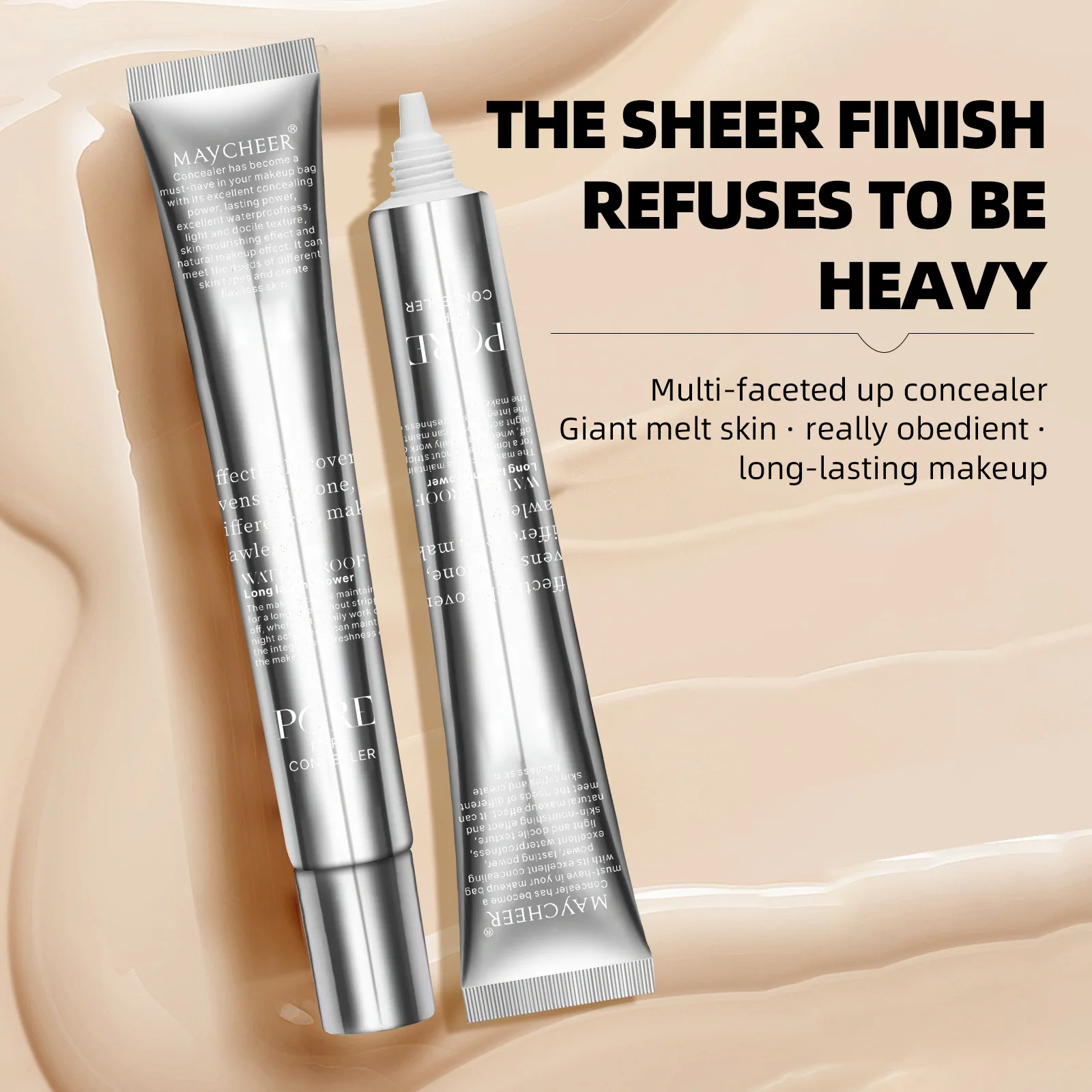 Correcteur liquide mat, 3 couleurs, haute couverture, imperméable, contrôle de l'huile, hydratant, longue durée, maquillage professionnel pour le visage