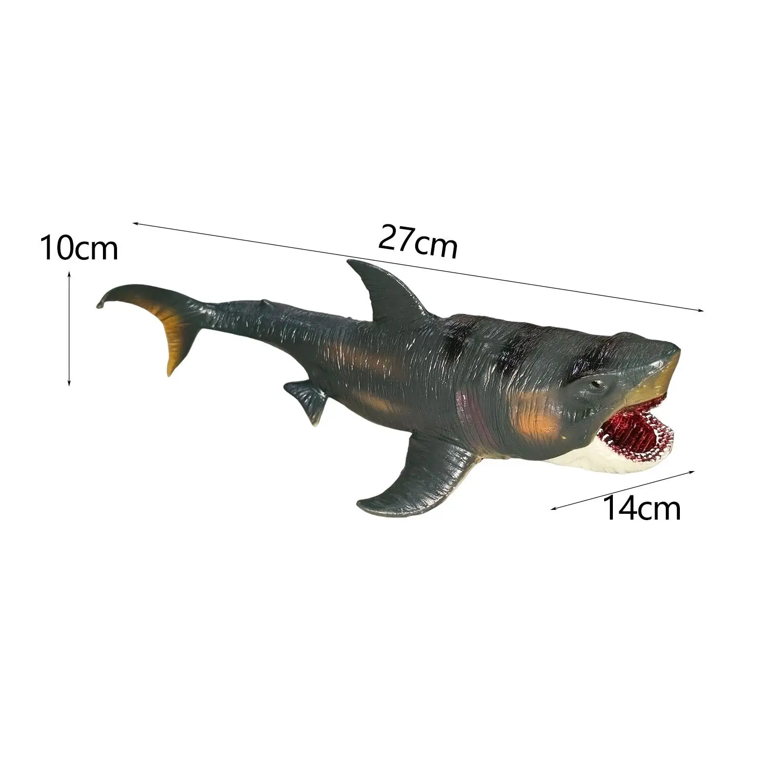 교육용 상어 모형 메갈로돈 모델 사실적인 동물 상어 장난감 교육 보조용 초기 학습 장난감 어린이 남아 여아용