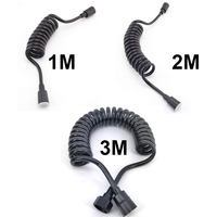 1.5/3 2m Black Soft Flexible Long Spring Shower Head Telephone Hose Tube for Toilet Bidet Shattaff Sprayer Bathroom Accessories