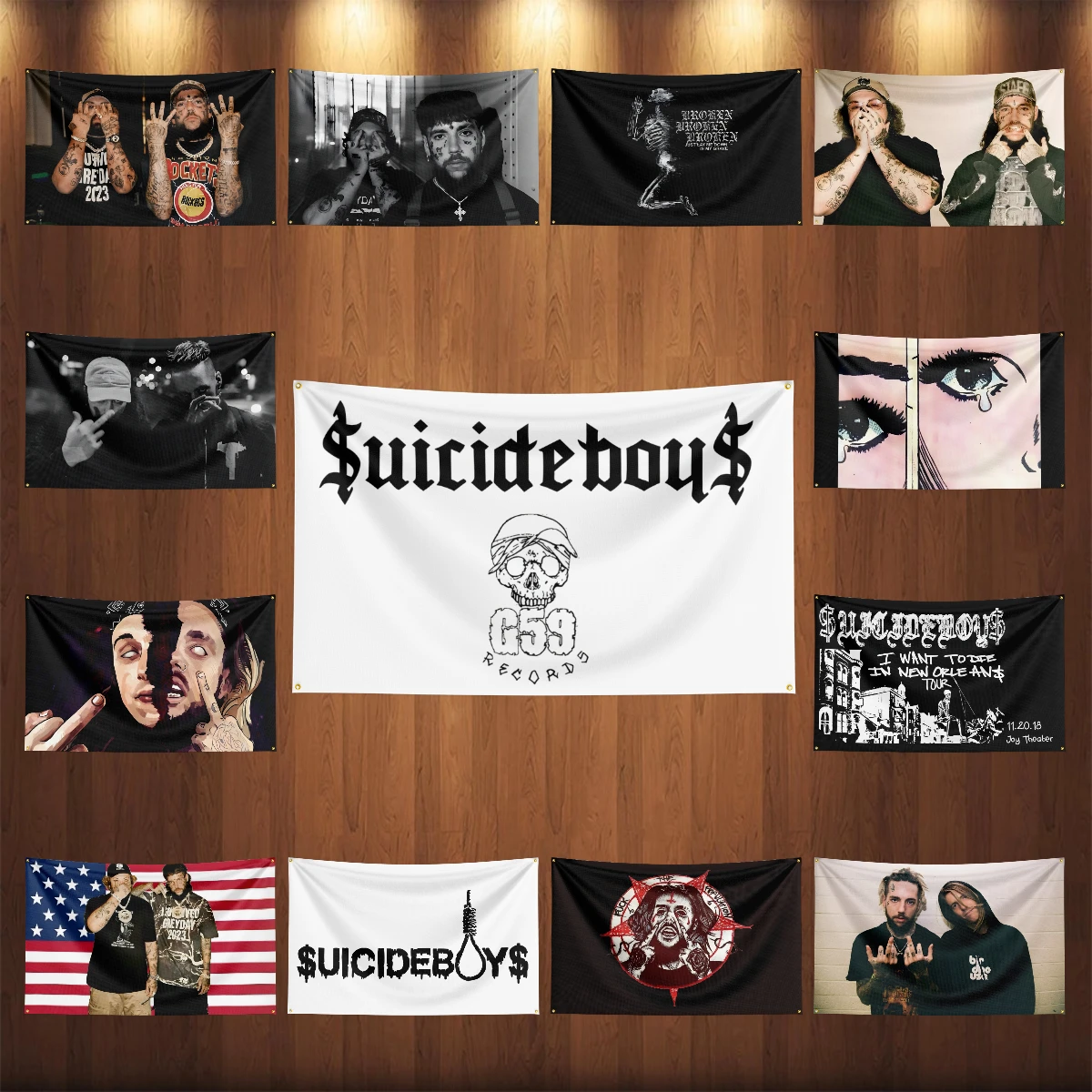 

3x5 Ft Heavy Rock Band S-SuicideS-Boys Flag Polyester Digital Printing Banner for Bedroom Wall Art Out Door Tapestry Decora