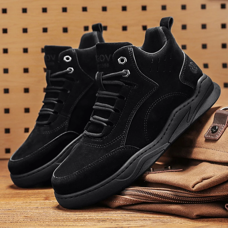 سوبر الشتاء الدافئ الرجال الأحذية مع الفراء الرجال أحذية رياضية موضة الثلوج أحذية الرجال الجلد المدبوغ أحذية من الجلد الشتاء الرجال أحذية ثلج Hombres بوتاس