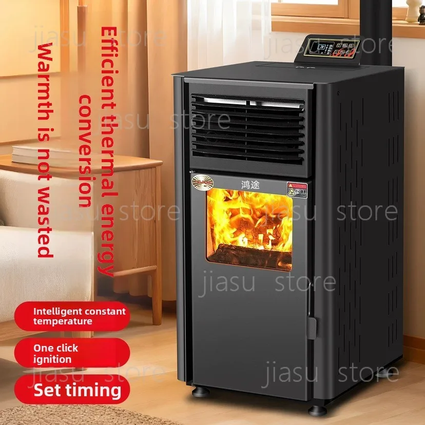 

Upgraded Biomass Pellet Heating Stove Multi-purpose Home Warmer Dual Use Of Firewood And Pellets With Water Heating Function