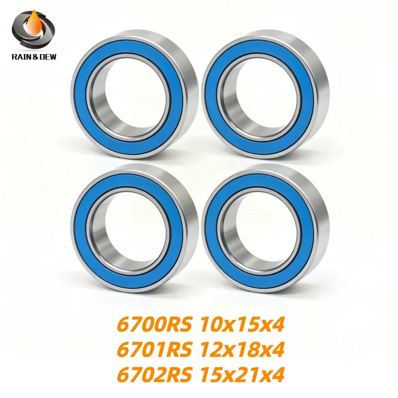 4Pcs 6701RS 12x18x4mm Bearing ABEC-7 Hobby Electric RC Car Truck Ball Bearings Sealed 6702RS 6704RS 6705RS 6706RS