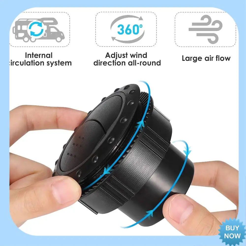 A47Z 2 unidades RV ar condicionado defletor saída grelha de exaustão de ventilação de ar para carro RV barcos iate