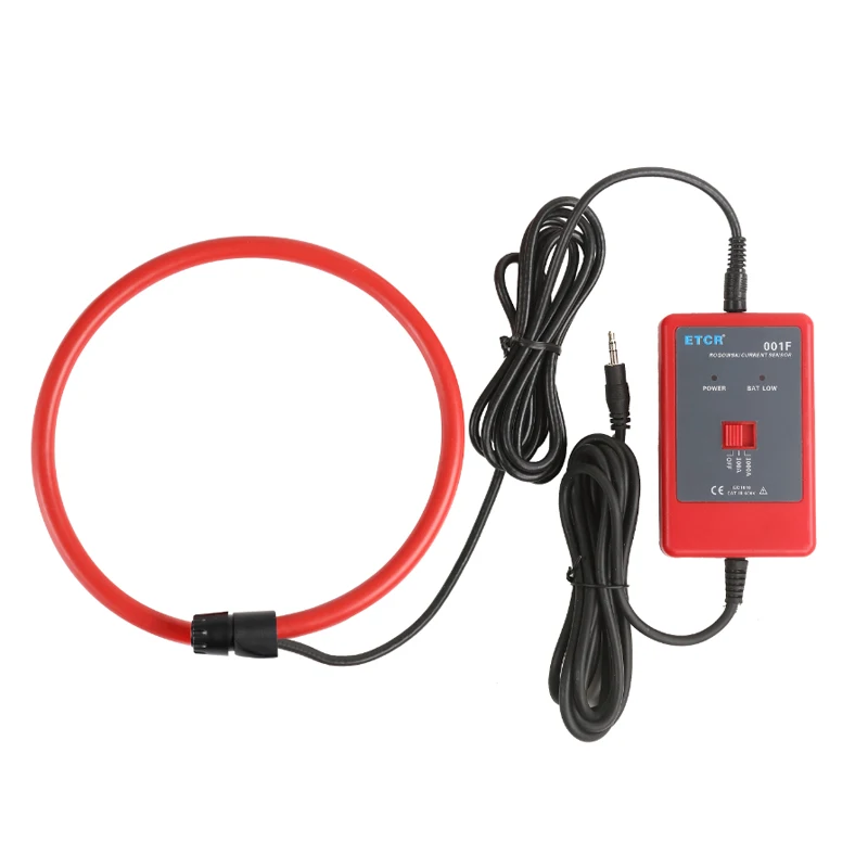 ETCR001F Detektor Arus AC Coil/Rogowski Coil Transformer Fleksibel