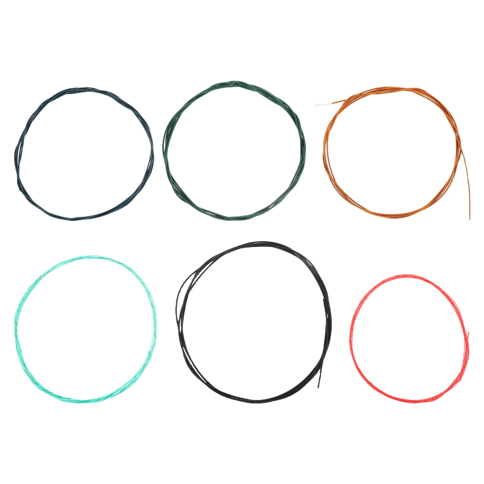 

6Pcs Guitar Strings Classical Colored String Set for Acoustic Guitar Parts Replacement Accessories Music Instrument Kit