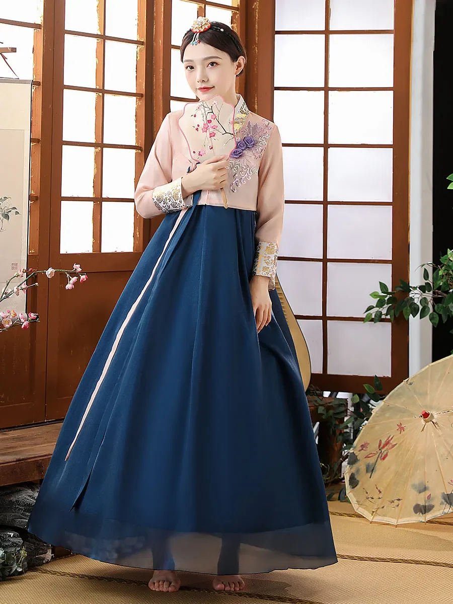 Abbigliamento Abito da ballo nazionale asiatico Abito tradizionale coreano da fata Hanbok Abito da donna Hanbok da sposa per palazzo per palcoscenico