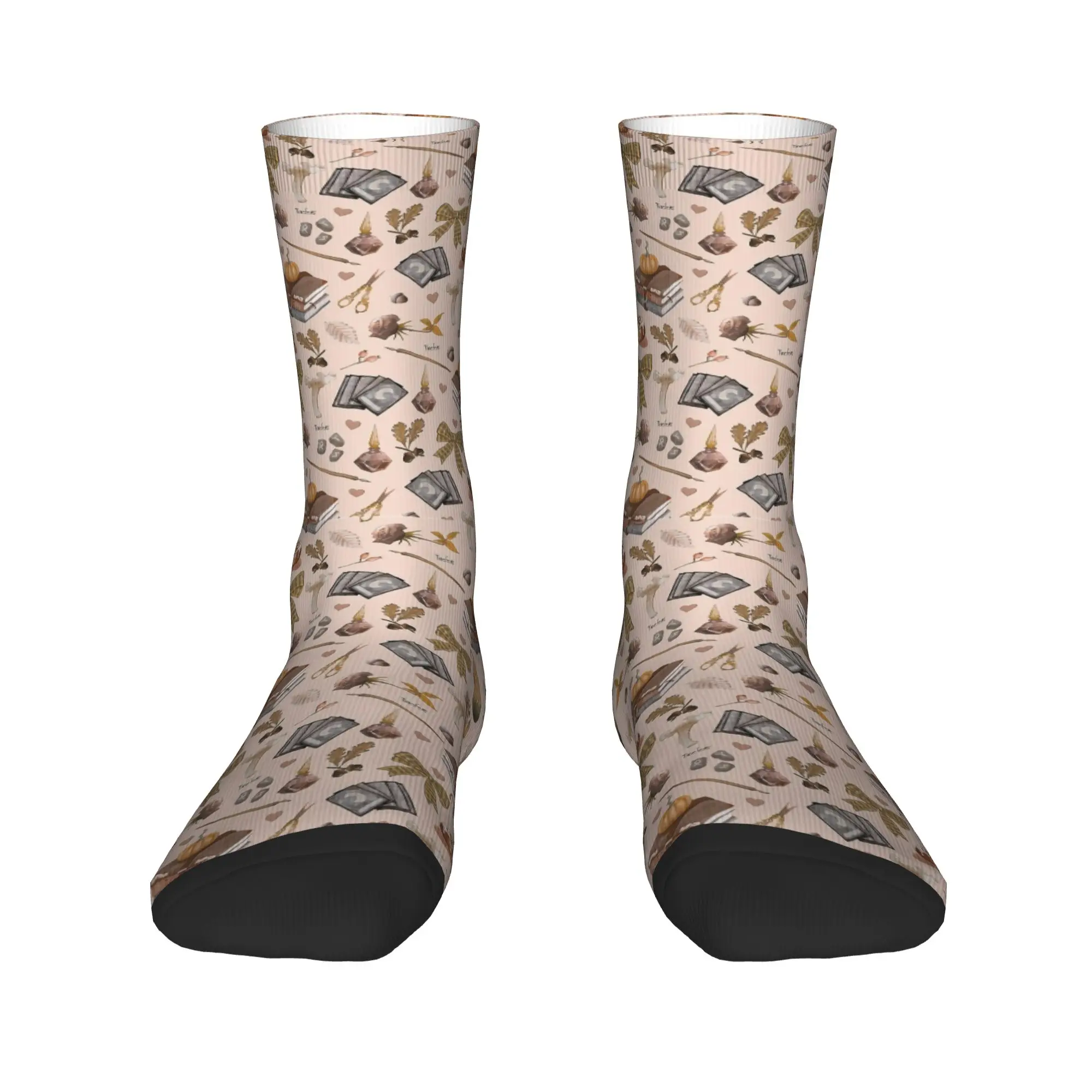 Enchanted pink autumn pattern Stockings  Fashion Socks Unisex Men Warm Soft Socks Spring Outdoor Graphic Anti Sweat Socks Gift