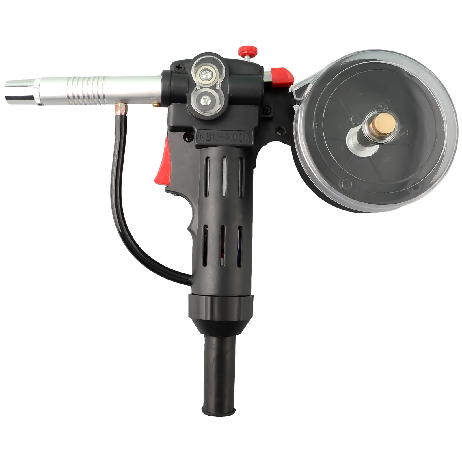 Easy To Use For Tight Spaces MIG Welding Spool 200A Welding Torch Adjustable Drive Roll Tension Easy To Remove