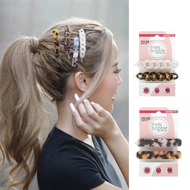 

NEW Invisibobble BARRETTE Hair Clips hair slide hairpin Styling Updos Buns Ponytails No Knots No Soaks Pain Free Hair accessory