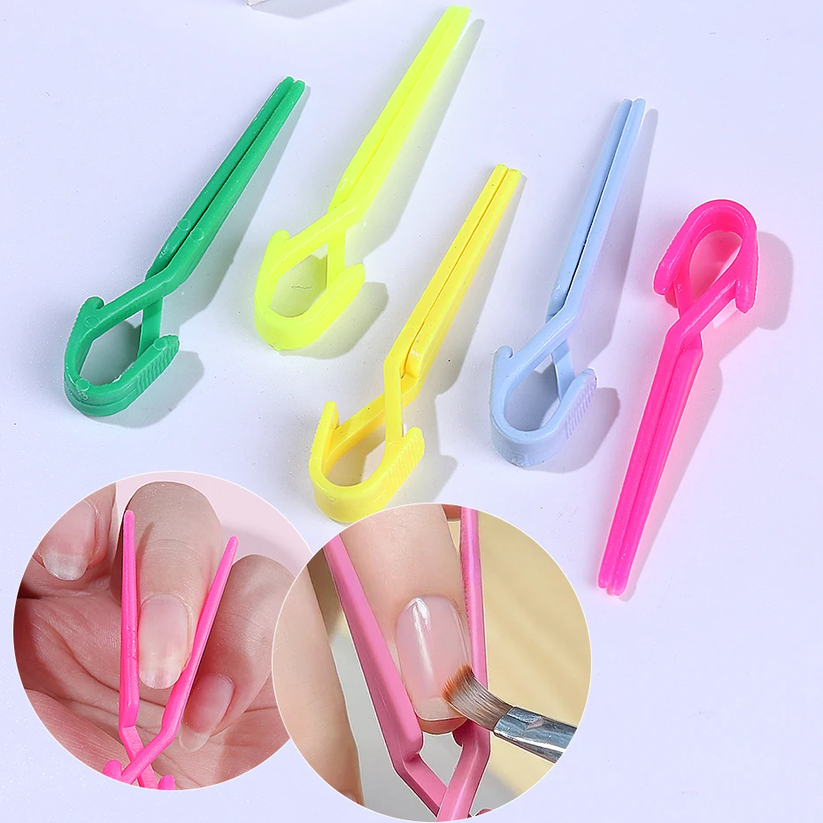 

20pcs Nail Clips Set Oil Polish Spill Proof Mixed Color Nail Art Coloring Protection Clips Manicure Tools To Prevent Leakage Off
