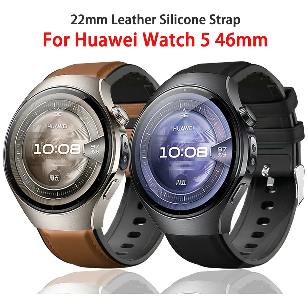 22Mm Leather+Silico… - image