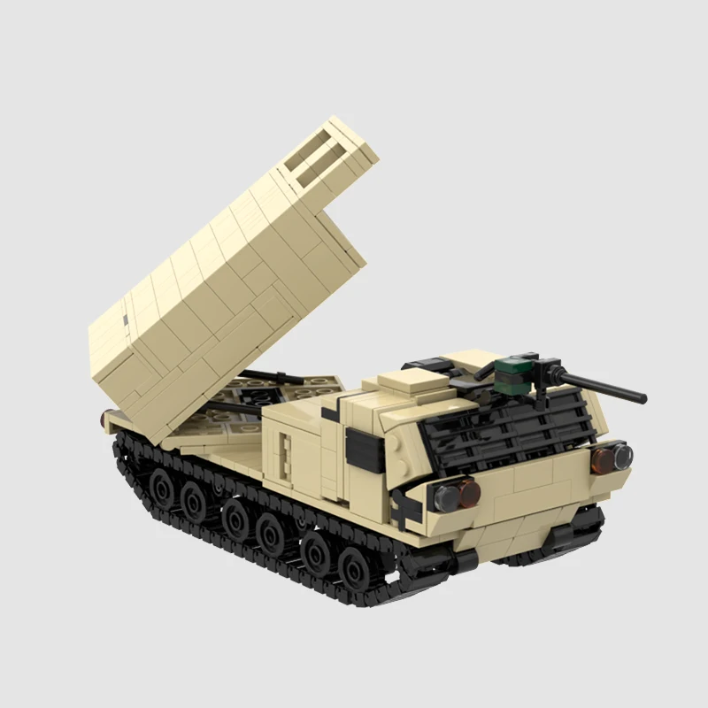 670 pièces de briques de construction modulaires pour véhicule blindé M270 MLRS MOC, jouet éducatif créatif DIY, cadeau d'anniversaire