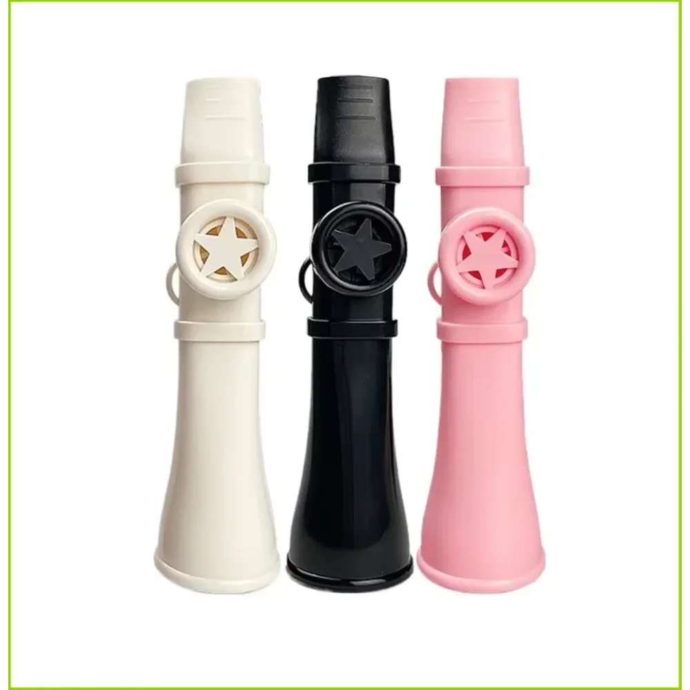 Portable ABS Kazoo Flute Easy To Learn with Lanyard Musical Instruments Joyful British Musical Whistle Toy Boys Girls Gift