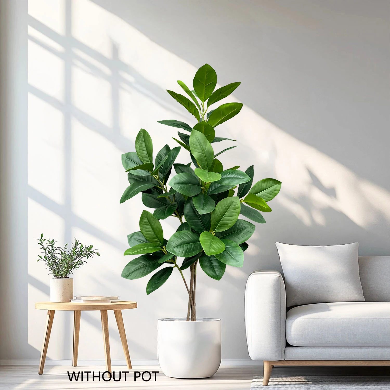 40-145cm Large artificial plant Ficus tree faux plant Green ornaments indoor fake plants for wedding home room decoration