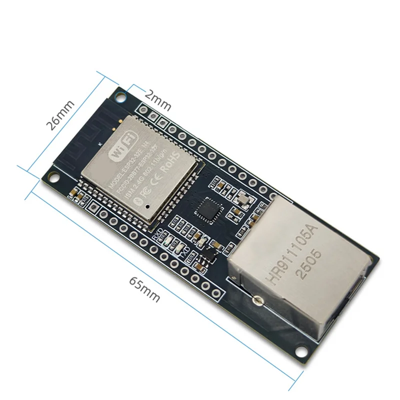 AAAEL-ESP32-ETH Embedded Serial Port Networking WIFI Combo Ethernet Module ESP32-ETH Bluetooth Wireless MCU Gateway