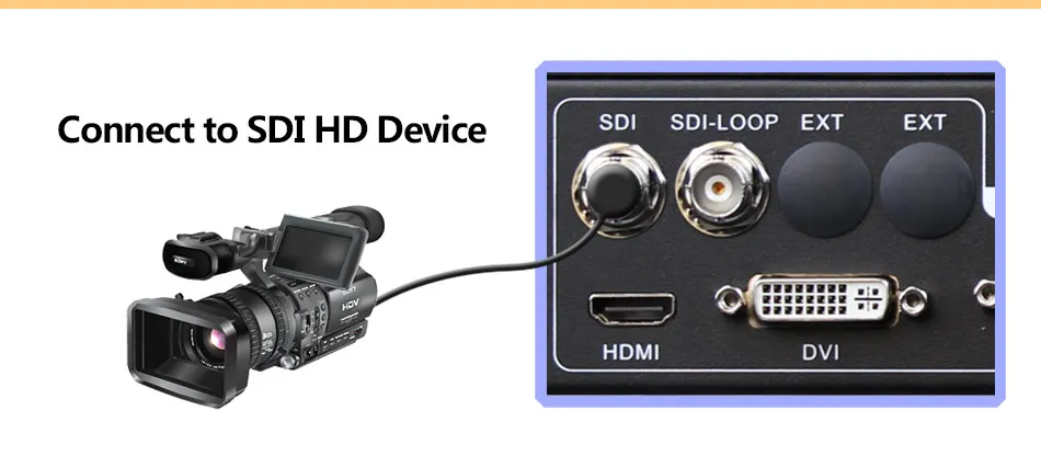 SDI Video Processor MVP300S With TS802D Support HD Camera Image Scale Seamless Switch For Studio Wedding Party Conference Screen