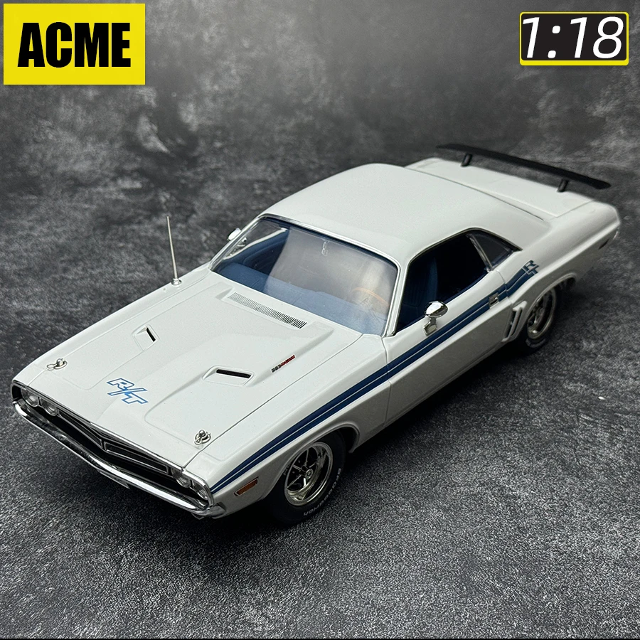 ACME 1:18 1971 Dodge Challenger R/T 383 Magnum Muscle car car model Metal static display piece holiday gift collection