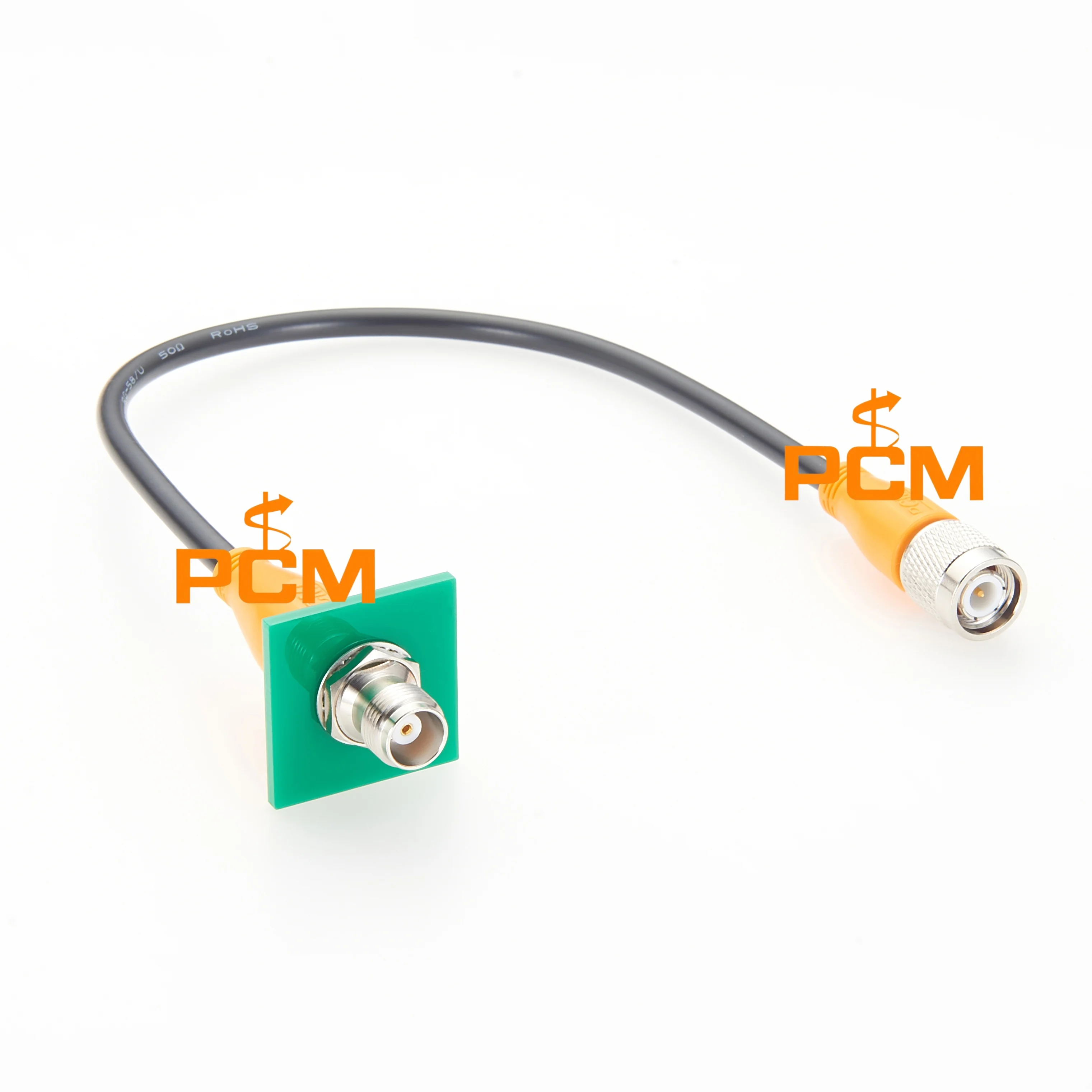 TNC Male to TNC Female Bulkhead Panel Mount Extension Cable RG58 RF Coax Pigtail for Waterproof Enclosure Antenna Connection
