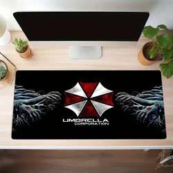 HD Print Painted Game Resident Evil Umbrella Mouse Pad Waterproof Oversized Rubber AntiSlip Keyboard Pad Locked Edge