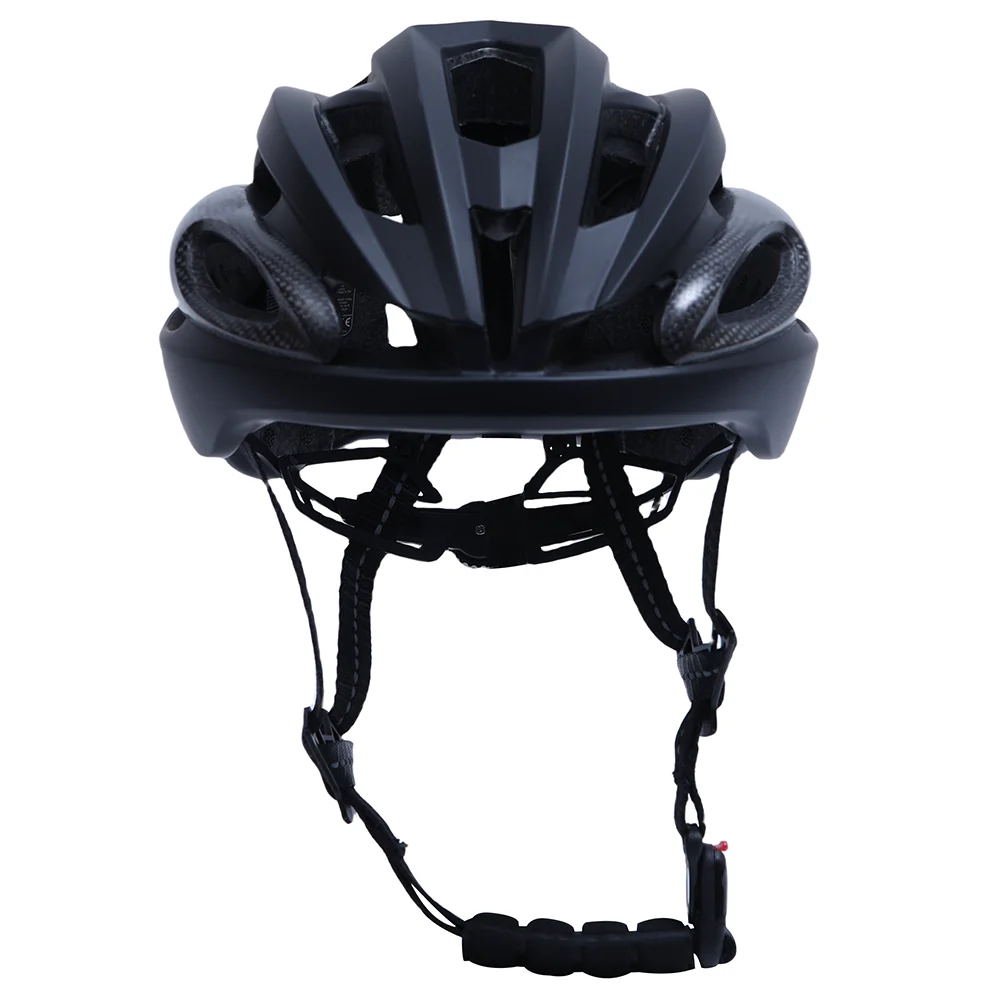 

Popular OGQ pneumatic riding helmet carbon fiber ventilation duct milk silk lining magnetic buckle road bicycle accessories SP
