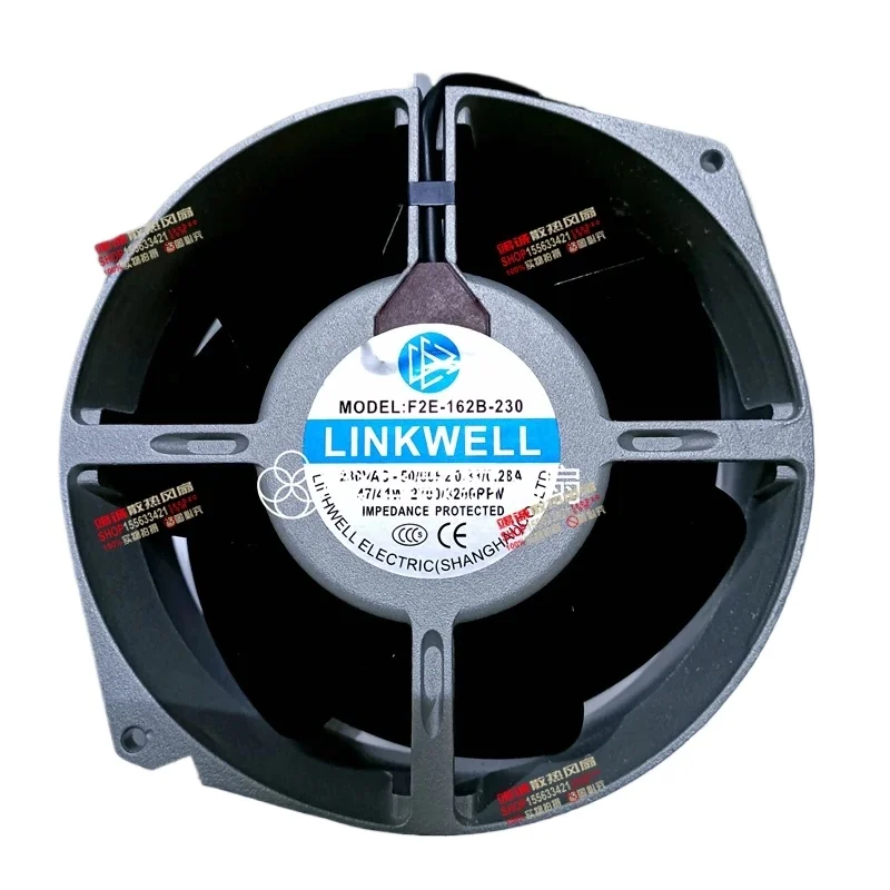 LINKWELL F2E-162B-230  230 0.25A 170x170x55mm 2-Wire Server Cooling Fan