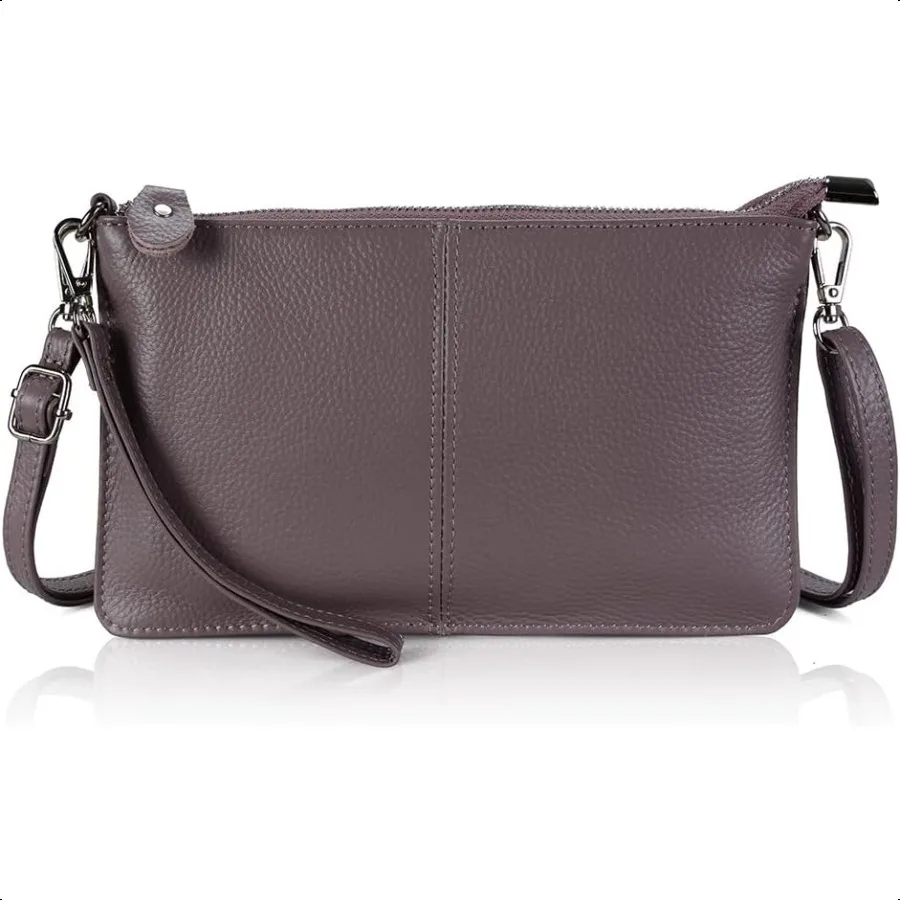 

befen Genuine Leather Wristlet Clutch Wallet Purses Small Crossbody Bags for Women with RFID Blocking Card Slots
