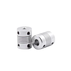 1pcs D12L18 Aluminum Alloy Elastic Printer Winding Coupling Encoder 2mm 3mm 4mm 5mm 6mm