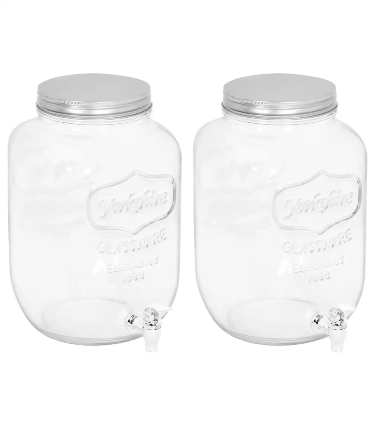 Beverage dispensers beverage dispensers 2 PCs glass 8050 ml