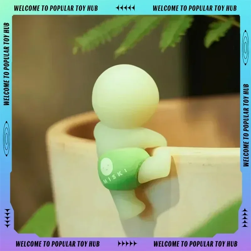 Sonny Angel Hippers Smiski Blind Box Toilet Bath Party Custom Noctilucent Elf Mini Figure Doll Mystery Boxes Kid Christmas Gifts