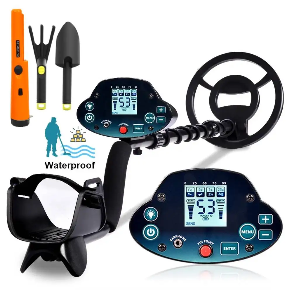 MD-5030P Underground Metal Detector Outdoor Adventure Treasure Hunting Pinpointing Function Gold Detection